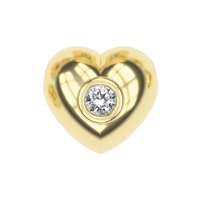 Pendant Dédié in Yellow Gold Diamante Lab Grown CID 0168 DI; GI;